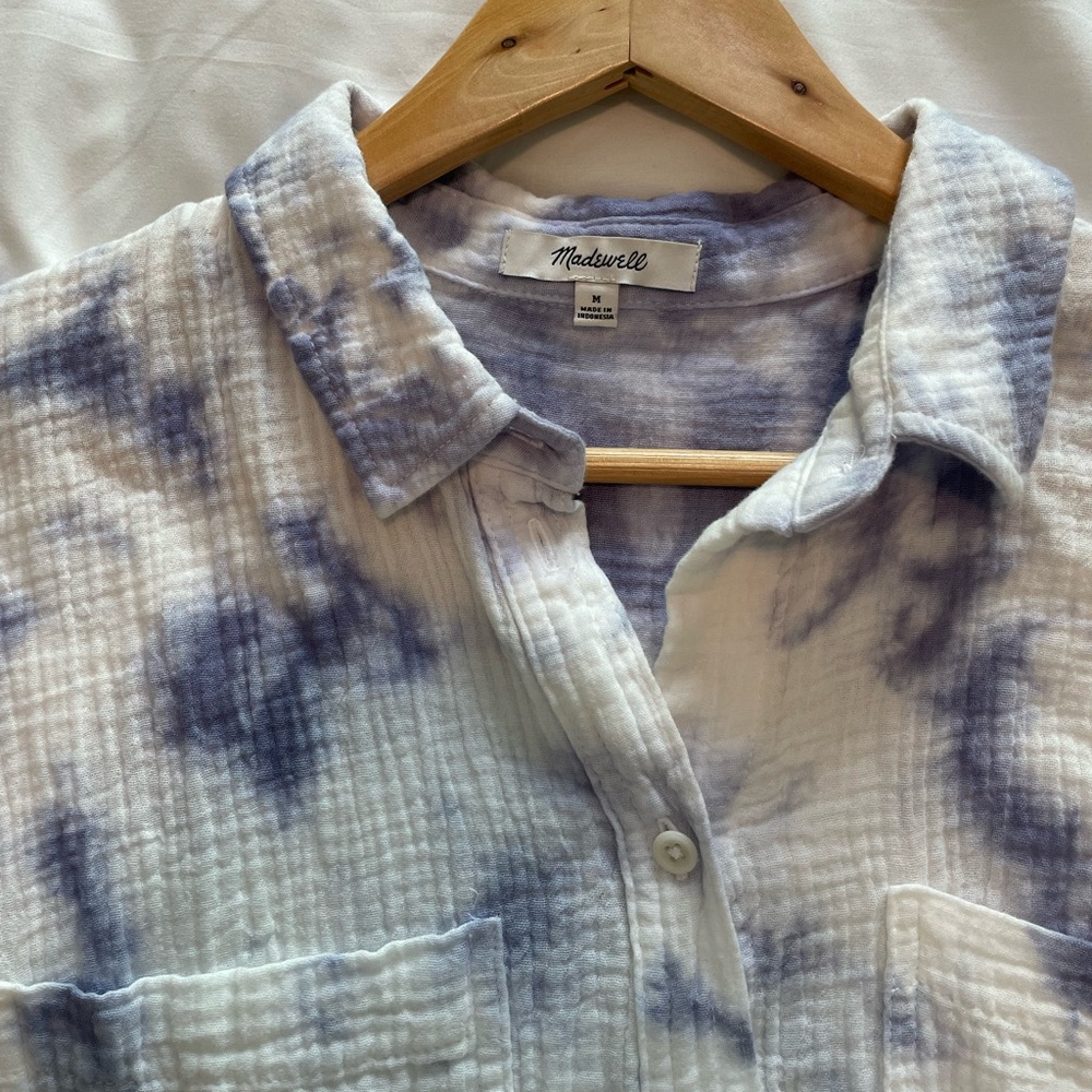 Madewell Women's Lightspun Beachside Shirt in Tie-Dye